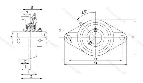 Подшипниковый узел UCFL 205 в Туле