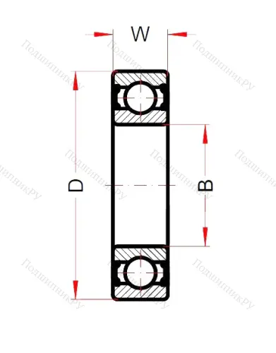 Высокотемпературный подшипник 6206 BHTS ZZ C 4 220°-250° от производителя  BECO