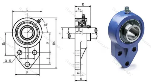 Подшипниковый узел UCFB 203 в Туле