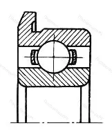 Модификация подшипника 26-830700АЕ1 размер 10,1x63x34 от производителя  ГПЗ-23