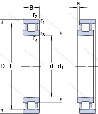 Подшипник N 1011 KTN/HC 5SP