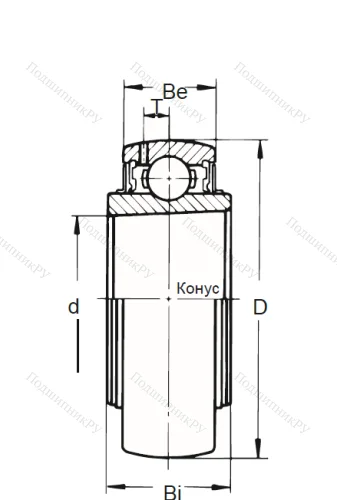 Корпусный подшипник UK 210 в Туле