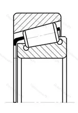 Модификация подшипника 7738М размер 190x340x97