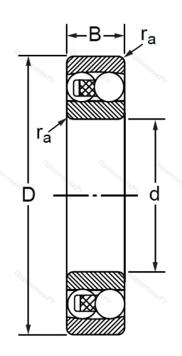 Двухрядный шариковый подшипник 1618 (2318) в Туле
