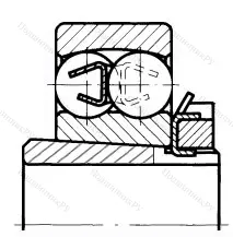 Модификация подшипника 11314К размер 70x170x39/59
