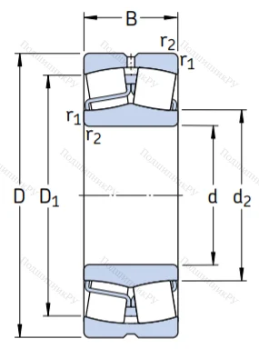 Сферический роликовый подшипник
