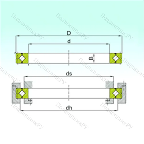 Подшипник роликовый опорно-поворотный CRBC 40070