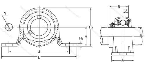 Подшипниковый корпус PP 206 в Туле