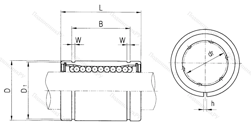 Подшипник LM 60 UU AJ в Туле