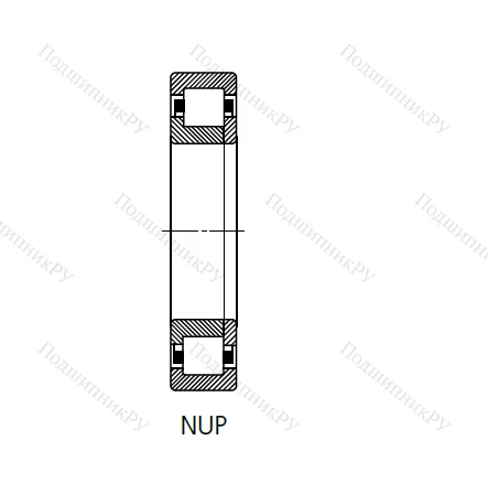 Цилиндрический роликовый подшипник 70-92515 (NUP 2215 C 3) в Туле