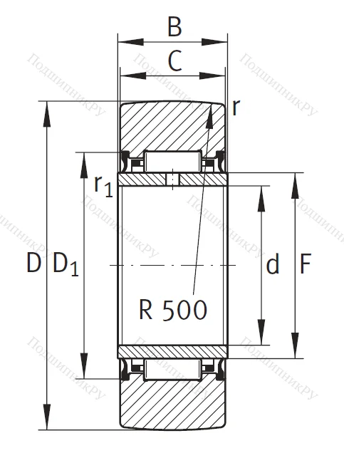 Подшипник NA 2203 2RSR