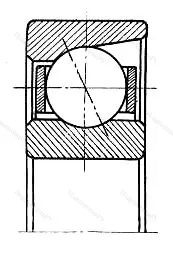 Подшипник 7072A размер 360x540x82