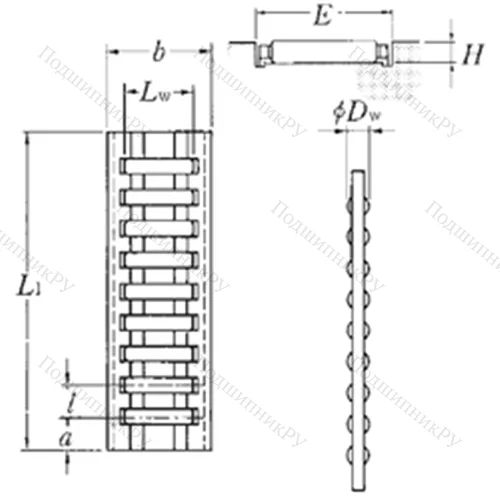 Подшипник роликовый линейный