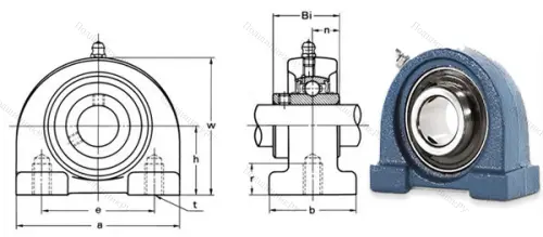 Подшипниковый узел UCPA 208 в Туле