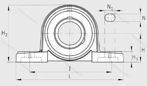 Подшипниковый узел UCP 211 J 7 в Туле