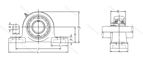 Подшипниковый узел UKP 209 в Туле