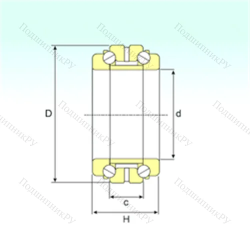 Подшипник шариковый упорно-радиальный 234916