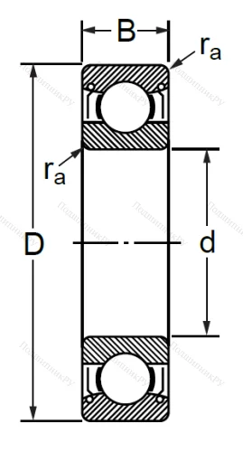 Шариковый однорядный подшипник 76-80302 (6302 ZZC 3) в Туле