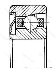 Модификация подшипника 6-606028Е размер 8x24x7 от производителя  ГПЗ-4