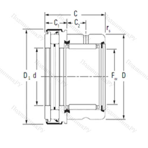 Подшипник комбинированный RAXZ 525