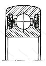 Модификация подшипника 1580206АК размер 30x62x18