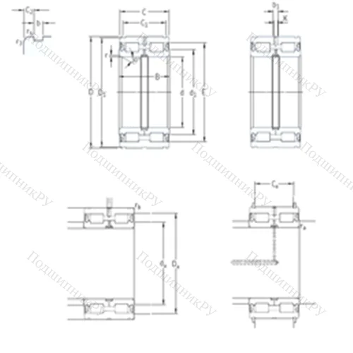 Подшипник роликовый радиальный 319440DA-2LS от производителя  SKF