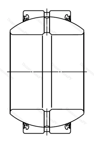 Шарнирный подшипник GE 30 ES 2RS в Туле