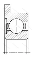 Подшипник ADR.FBX 2Z размер 2x5/6,1x2,3/0,6 от производителя  SKF