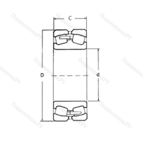 Подшипник роликовый радиальный самоцентрирующийся 22139