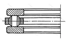 Модификация подшипника 119714 размер 70x105x10
