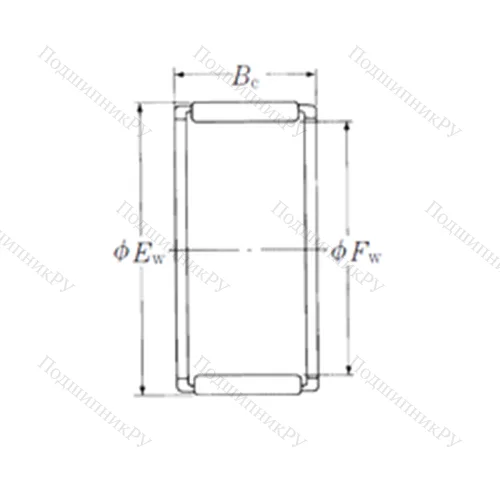 Подшипник игольчатый радиальный WJ-283416