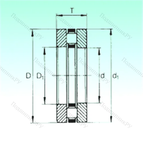 Подшипник роликовый упорный 81172