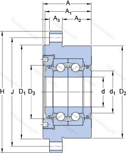 Подшипник FBSA 207/DF