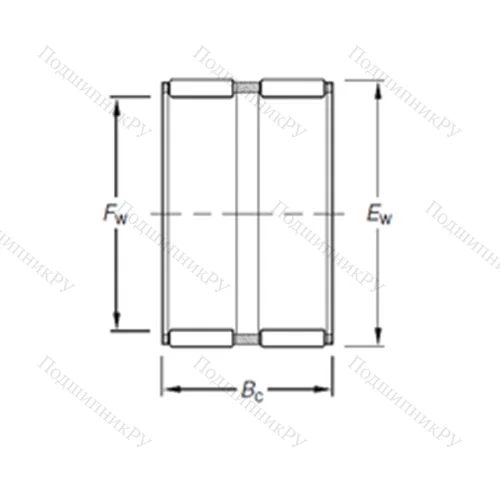 Подшипник игольчатый радиальный K 70X 78X 46ZW