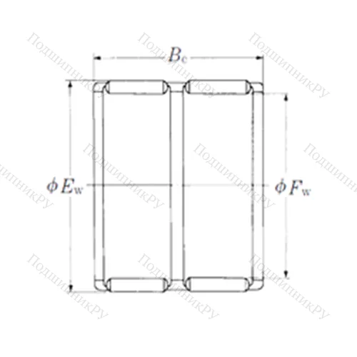 Подшипник игольчатый радиальный
