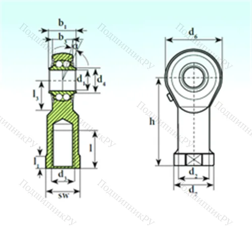 Подшипник шариковый радиальный самоцентрирующийся TSF 20 BB