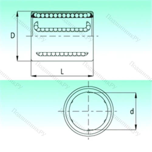 Подшипник шариковый линейный KH 3050-PP