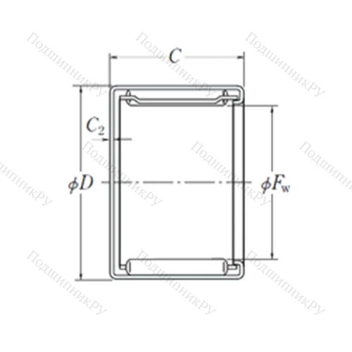 Подшипник игольчатый радиальный MFJ-5524