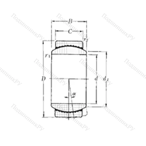 Подшипник скольжения сферический
