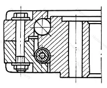 Модификация подшипника 3780/515ЮС21 размер 515x735x85