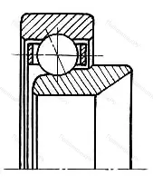 Модификация подшипника 226707К размер 35x80x33,5