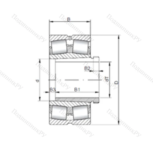 Подшипник роликовый радиальный самоцентрирующийся 21313 KCW 33+AH 313 от производителя  CX