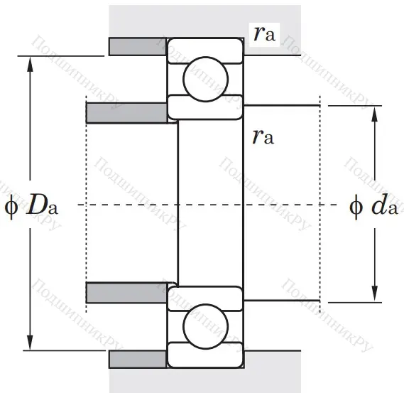 Однорядный шариковый подшипник 6028 C 3