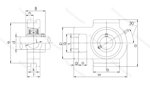 Подшипниковый узел UCT 204 в Туле