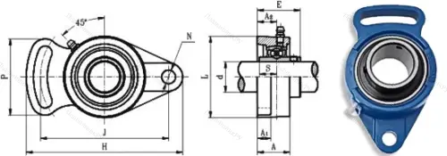 Подшипниковый узел UCFA 212 в Туле