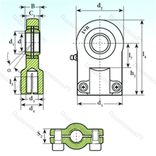 Подшипник скольжения сферический TAPR 706 DO от производителя  ISB