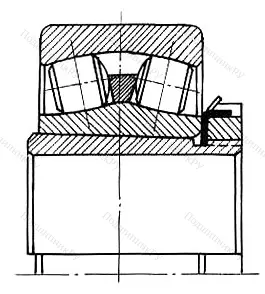 Подшипник 22222CCK+H 322 размер 100x200x53/77