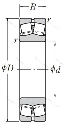 Сферический роликовый подшипник 22206 CE 4C 3S 11