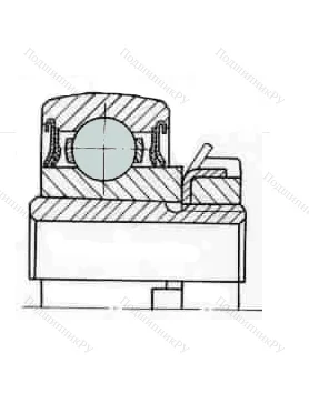 Шариковый однорядный подшипник 1680206 в Туле