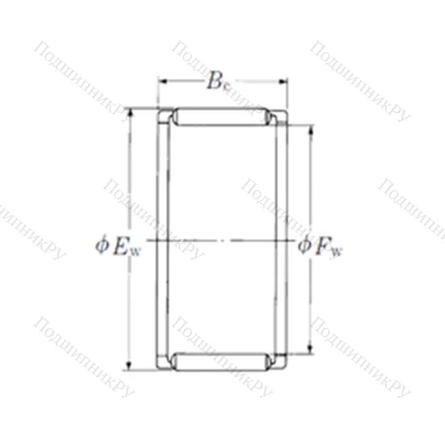 Подшипник игольчатый радиальный FWF-182420